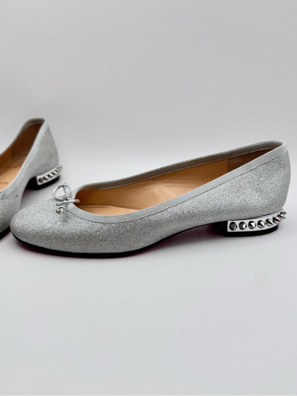 Christian Louboutin Glitter La Massine Pumps Heels Size 35.5
